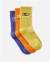 LOGO CREW SOCK 6 PACK