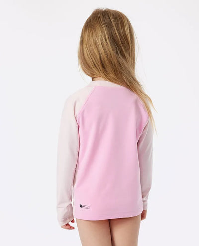 GIRLS ICON BRUSHED L/S RASHIE