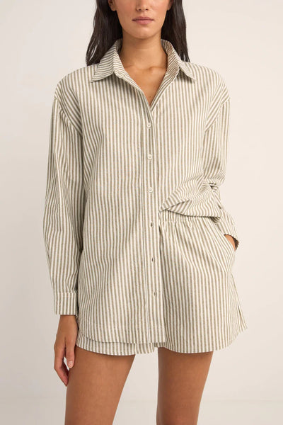 VALLEY STRIPE OVERSIZE SHIRT