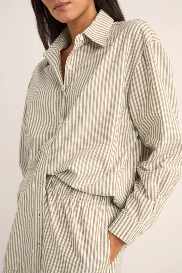 VALLEY STRIPE OVERSIZE SHIRT