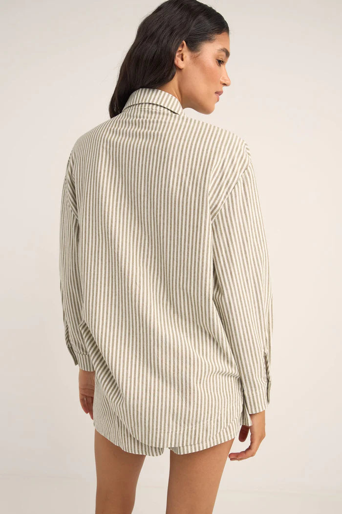 VALLEY STRIPE OVERSIZE SHIRT