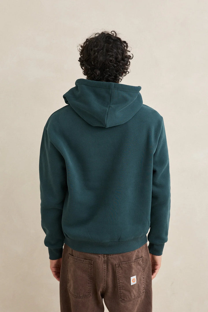 APPLIQUE FLEECE HOOD