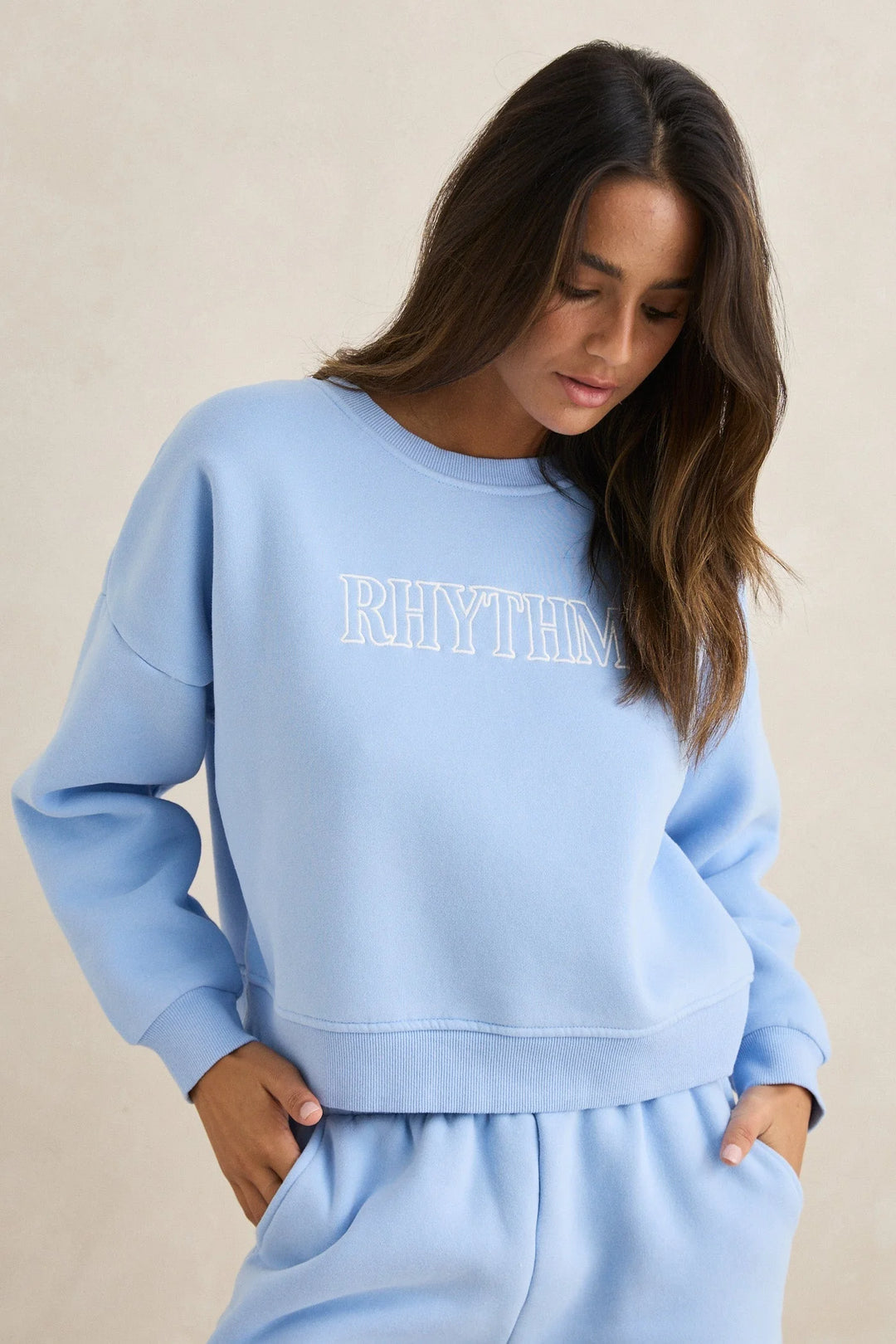 RHYTHM SLOUCH CREW FLEECE