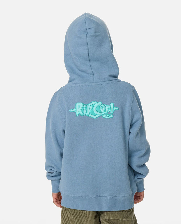 GROMS RIDE THE WAVE ZIP HOODIE