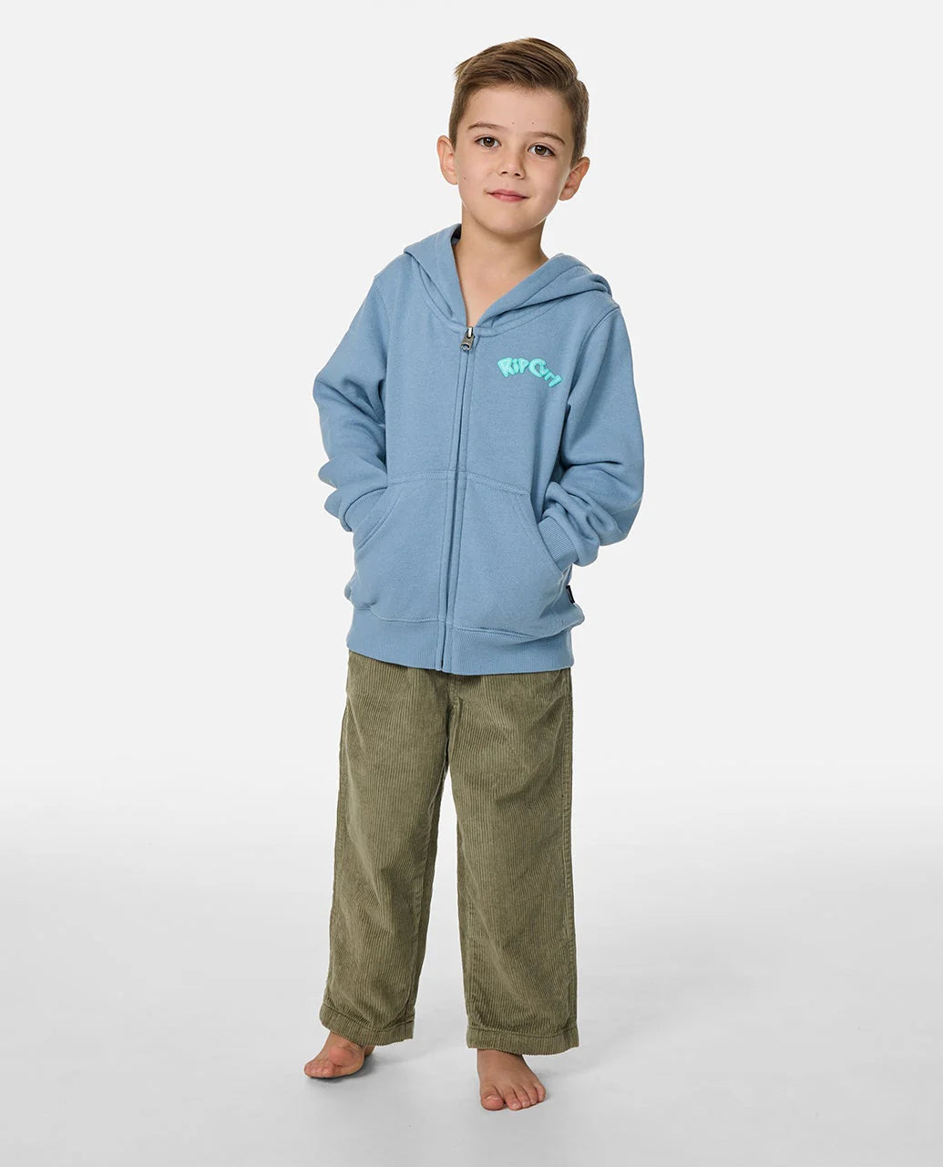 GROMS RIDE THE WAVE ZIP HOODIE