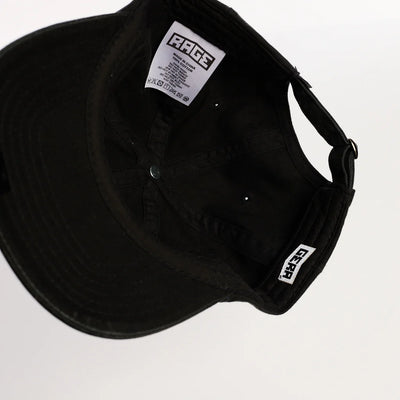 RAGE LOGO HAT - BLACK