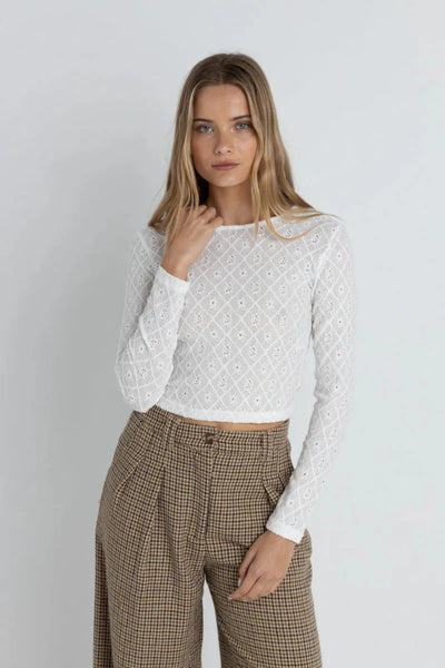 CHARM LONG SLEEVE TOP