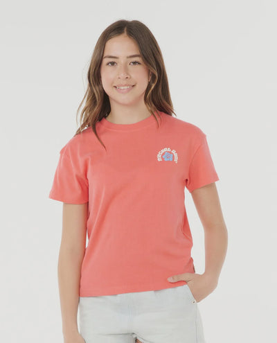 GIRLS LUXE SURF RELAXED TEE