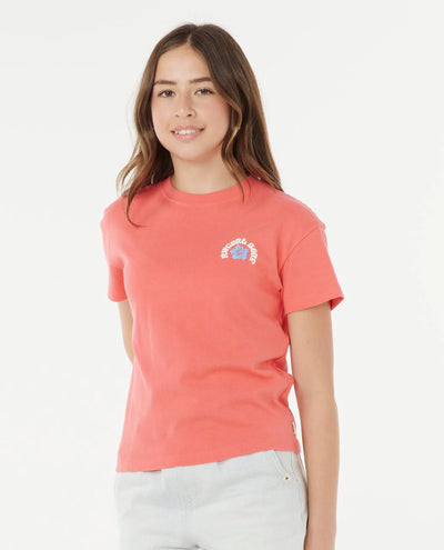 GIRLS LUXE SURF RELAXED TEE