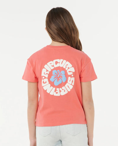 GIRLS LUXE SURF RELAXED TEE