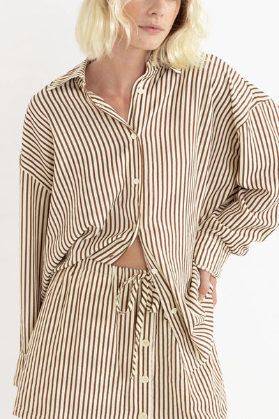 COVE STRIPE OVERSIZE L/S SHIRT