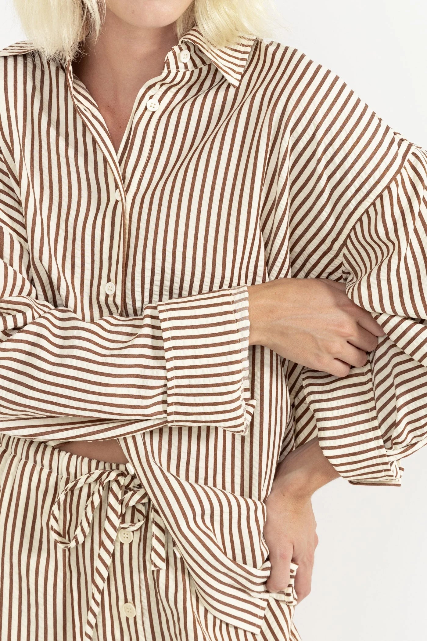 COVE STRIPE OVERSIZE L/S SHIRT