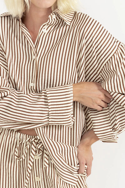 COVE STRIPE OVERSIZE L/S SHIRT