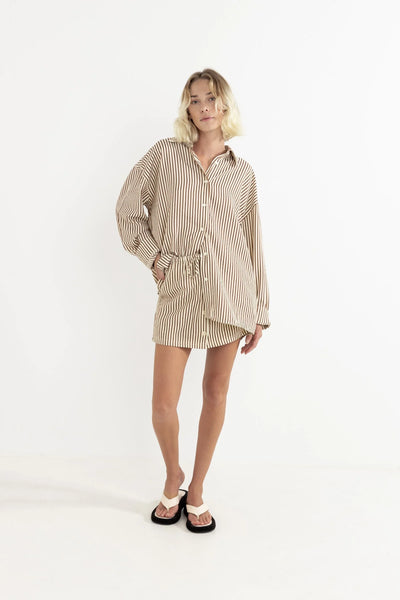 COVE STRIPE OVERSIZE L/S SHIRT