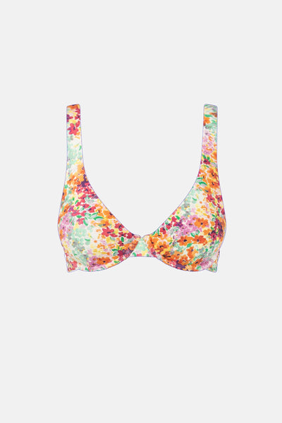 SIERRA FLORAL UNDERWIRE TOP