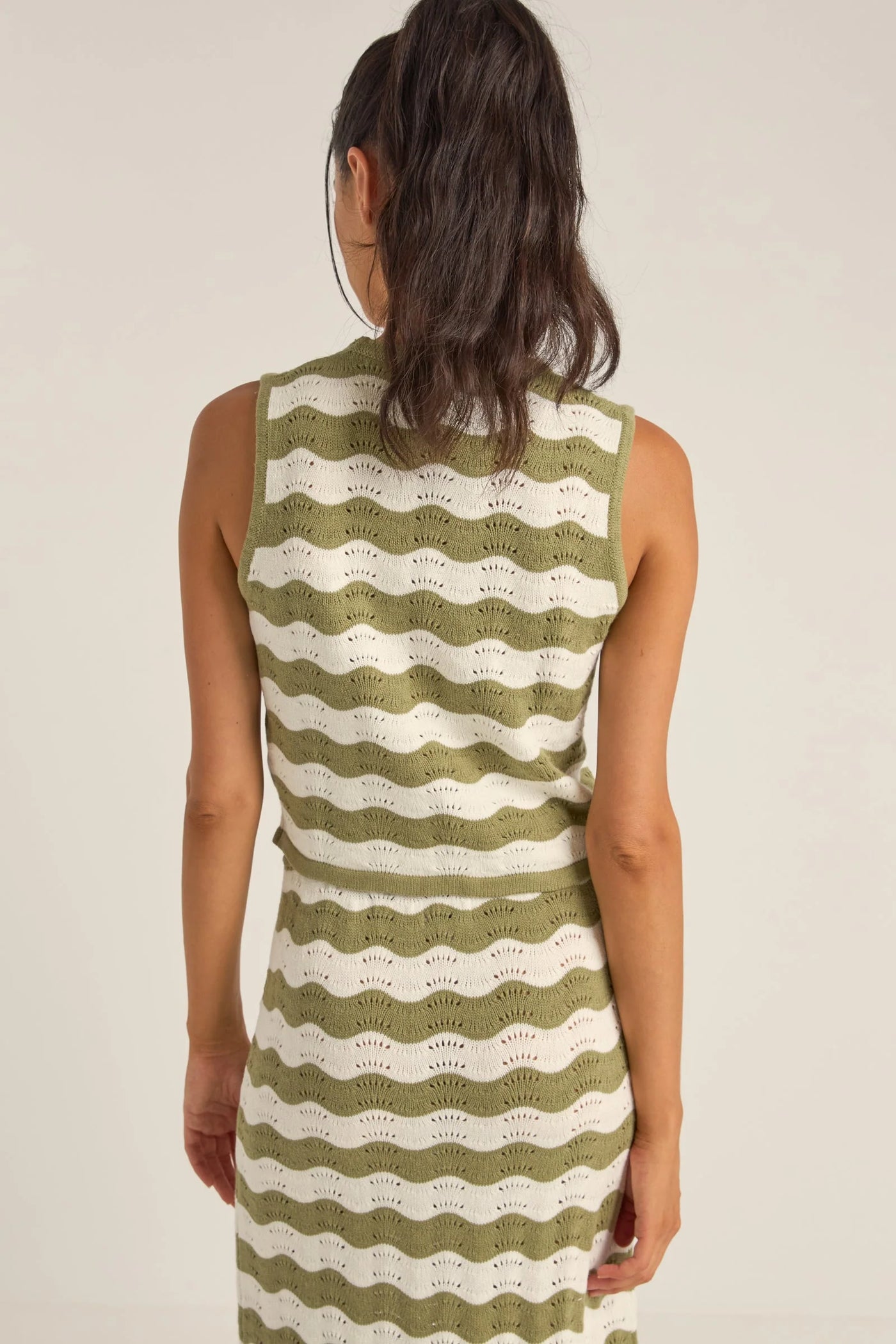 CARMEN STRIPE KNIT VEST