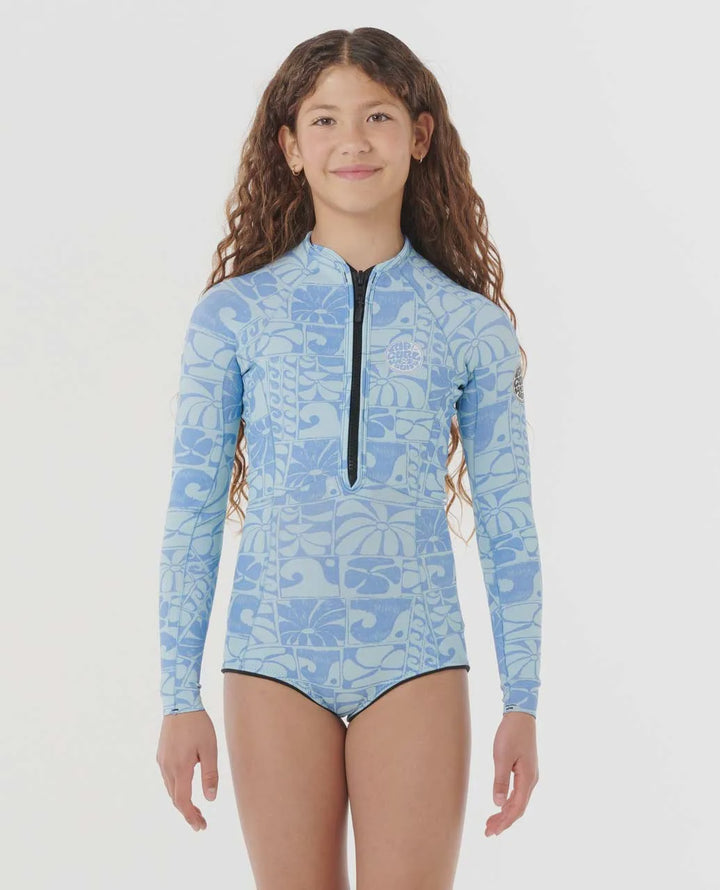 GIRLS G-BOMB 1.5MM FRONT ZIP LONG SLEEVE SPRING