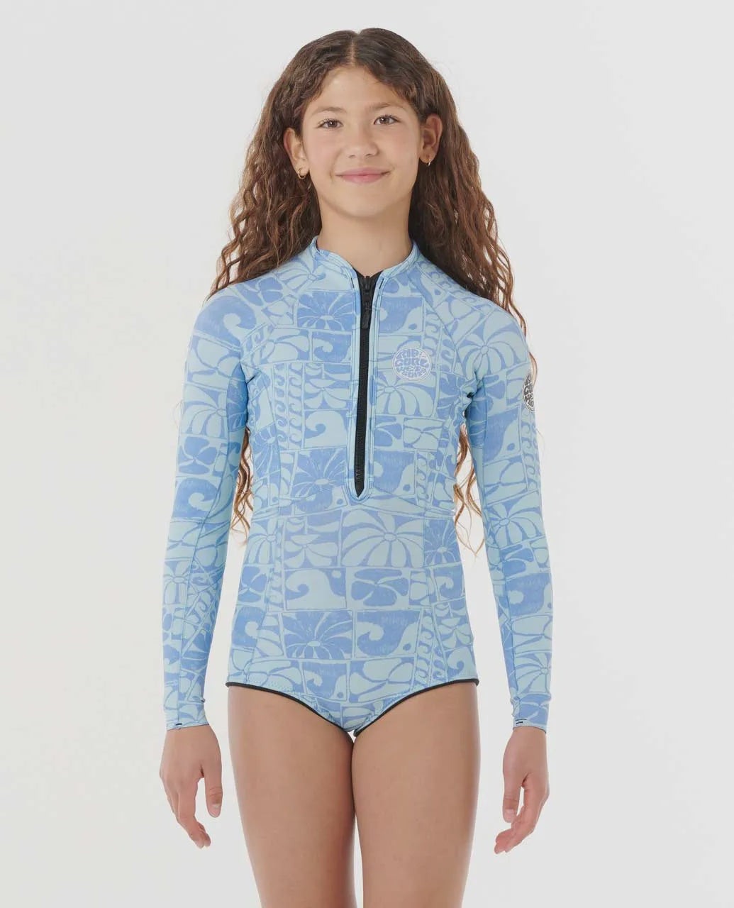 GIRLS G-BOMB 1.5MM FRONT ZIP LONG SLEEVE SPRING