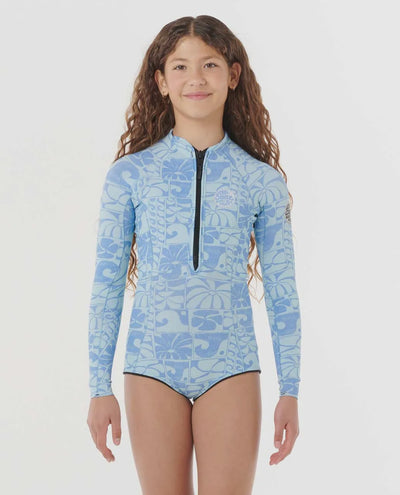 GIRLS G-BOMB 1.5MM FRONT ZIP LONG SLEEVE SPRING
