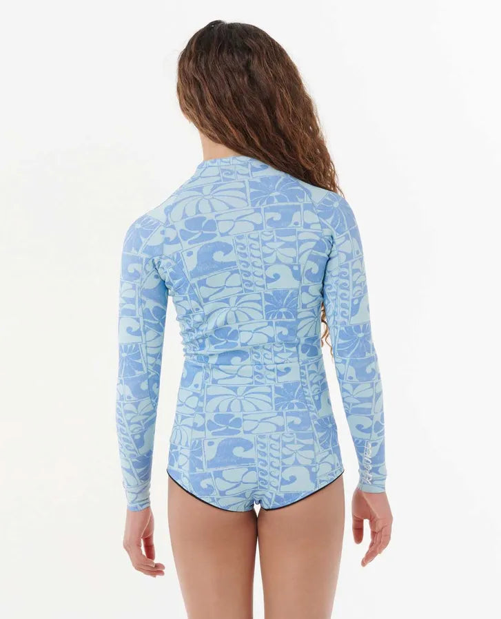 GIRLS G-BOMB 1.5MM FRONT ZIP LONG SLEEVE SPRING