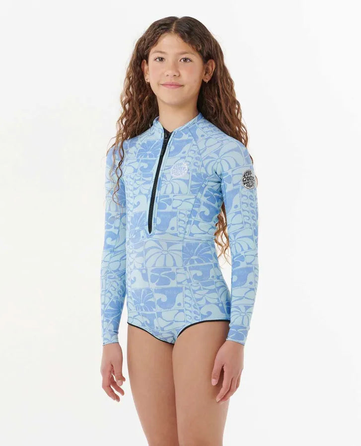 GIRLS G-BOMB 1.5MM FRONT ZIP LONG SLEEVE SPRING