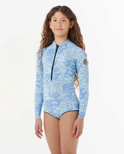 GIRLS G-BOMB 1.5MM FRONT ZIP LONG SLEEVE SPRING