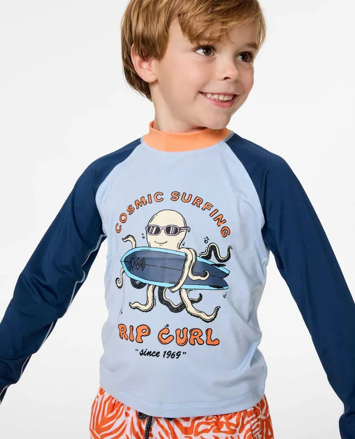 COSMIC SURFING UPF L/S BOY