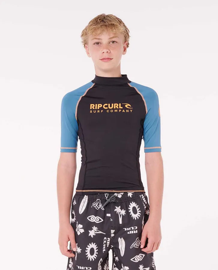 SHOCK UPF S/S RASHIE - BOYS