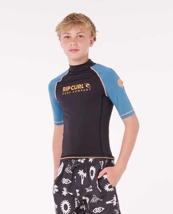 SHOCK UPF S/S RASHIE - BOYS