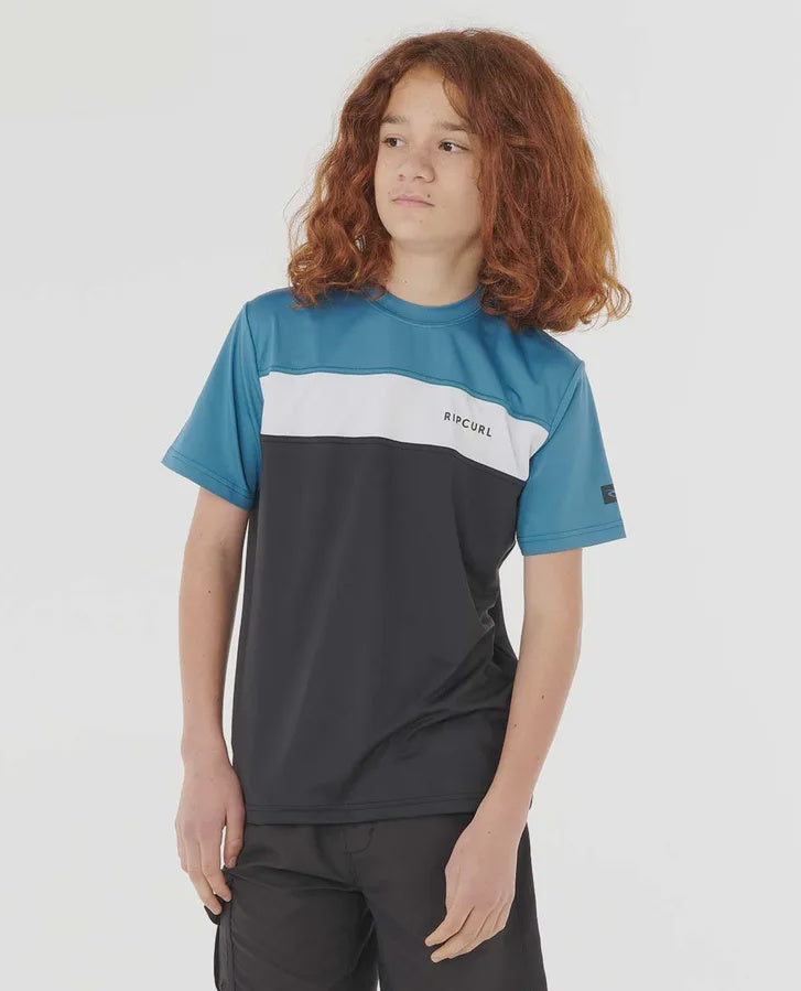 UNDERTOW UPF S/S RASHIE - BOY