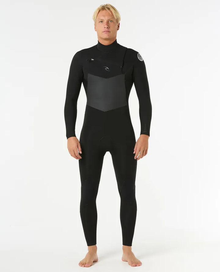 MENS RIPCURL 3/2 DAWN PATROL CZ STEAMER - BLACK