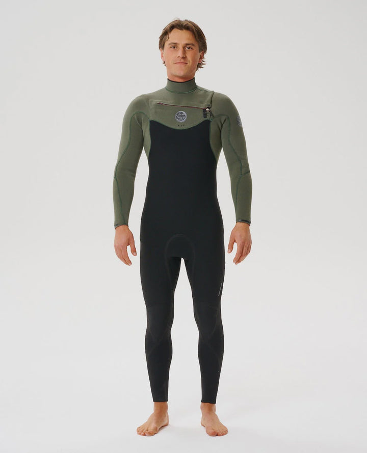 MENS RIPCURL 3/2 FLASHBOMB CZ STEAMER - DEEP CACTUS