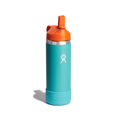 18OZ KIDS BOTTLE WITH STRAW LID AND BOOT