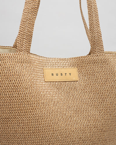 GISELE STRAW BEACH BAG