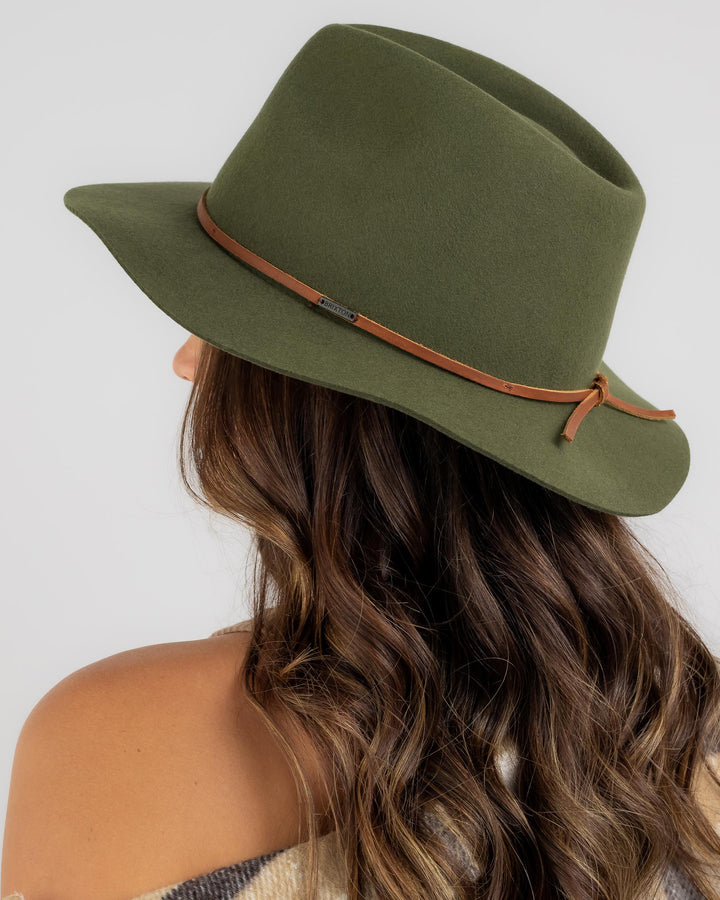WESLEY FEDORA - MILITARY OLIVE