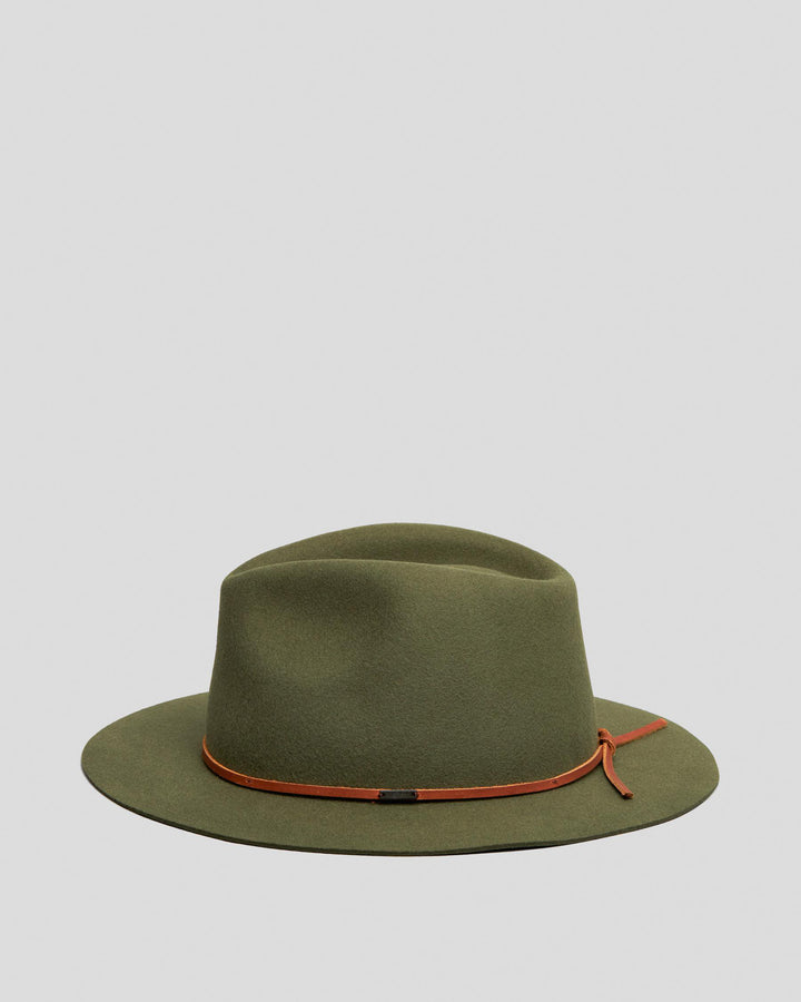 WESLEY FEDORA - MILITARY OLIVE