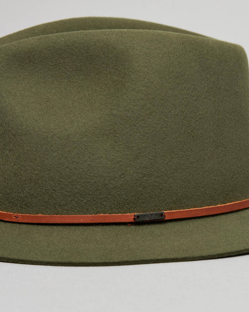 WESLEY FEDORA - MILITARY OLIVE
