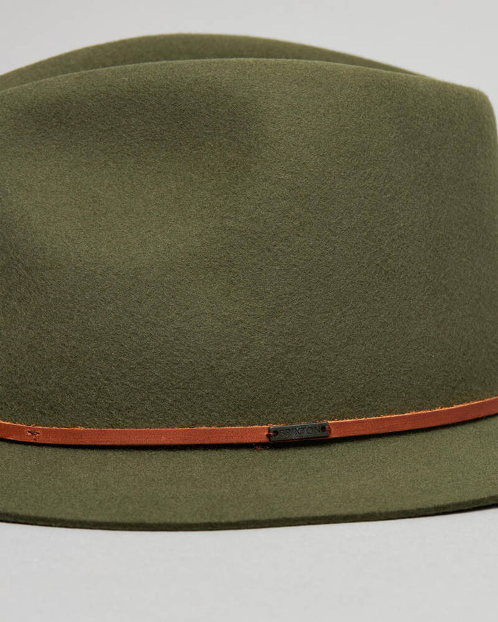 WESLEY FEDORA - MILITARY OLIVE