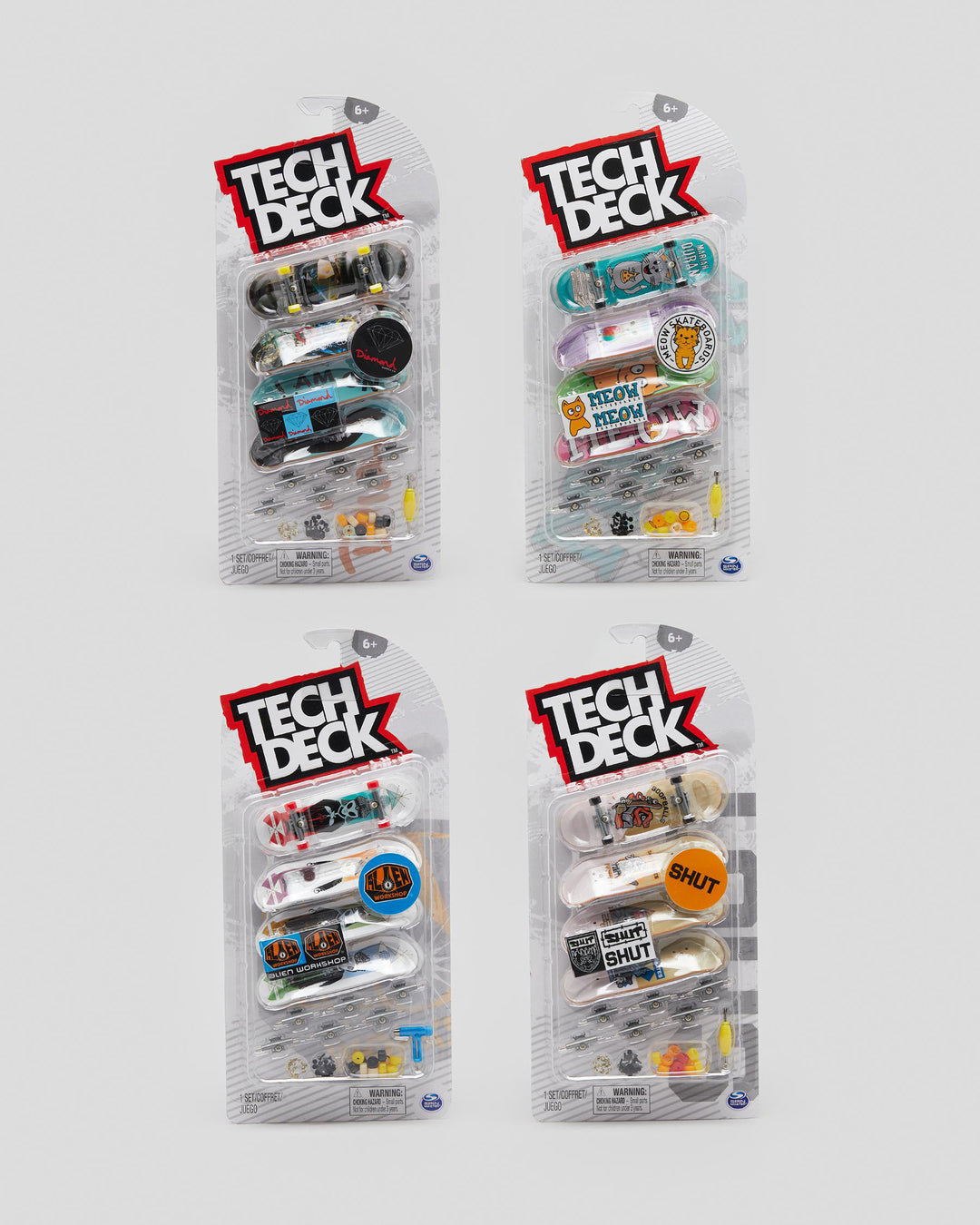 TECH DECK LIMITED EDITION FOUR PACK