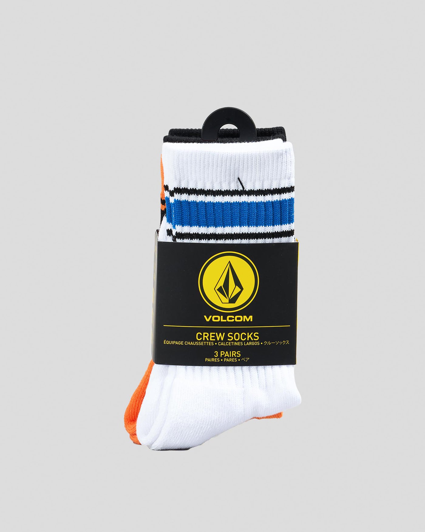 BOYS YOUTH FULL STONE SOCK MULTIPACK - MULTI