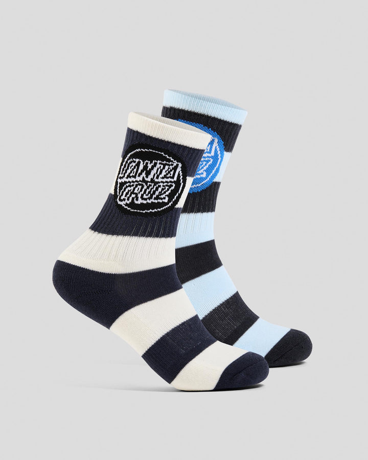 REVERSE DOT CREW SOCK 2 PACK