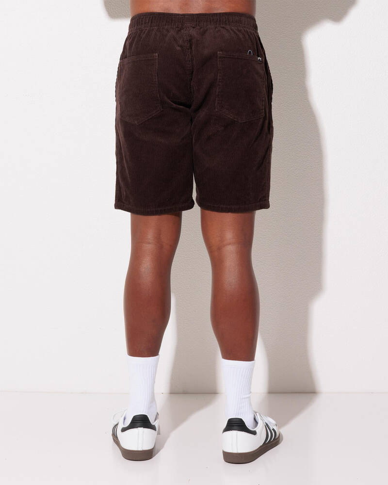 LARRY CORD WALKSHORT - COFFEE