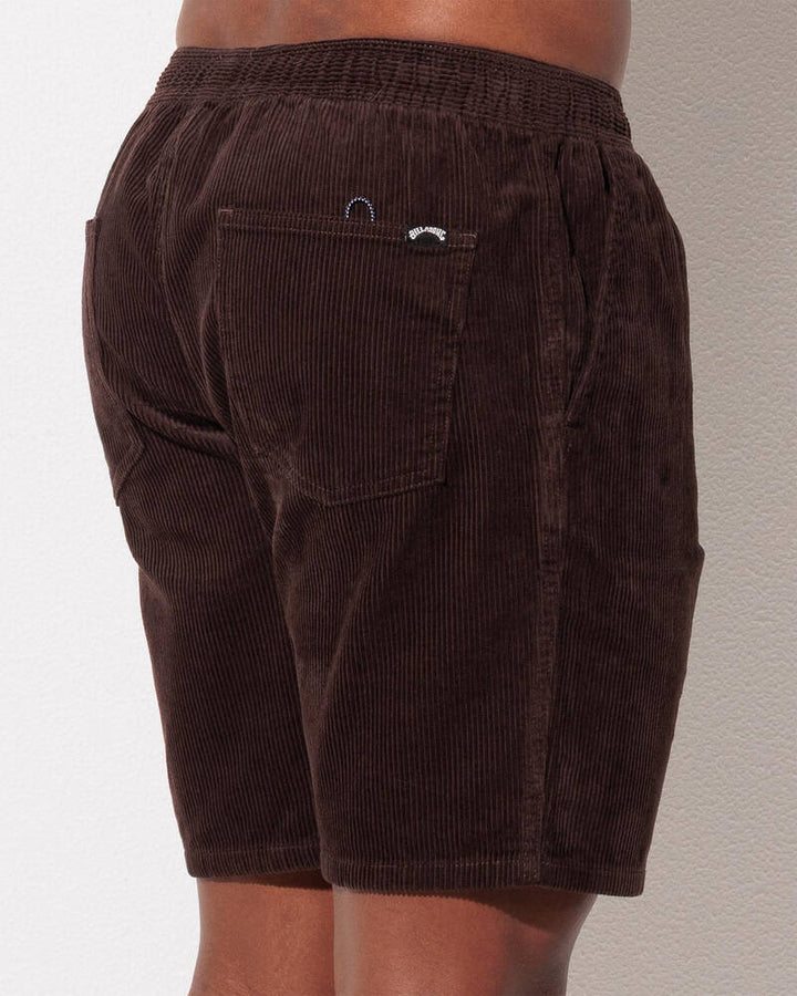 LARRY CORD WALKSHORT - COFFEE