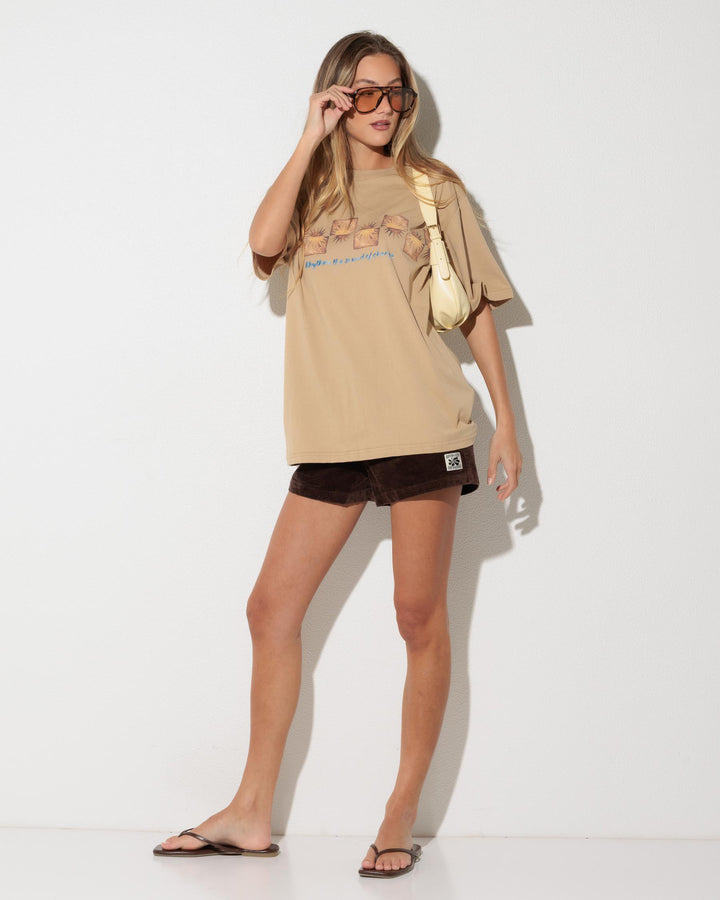 PAINTED SUN OVERSIZE TEE