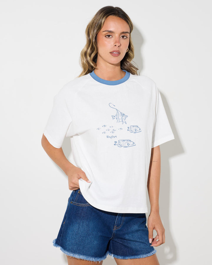 FISH RAGLAN TEE