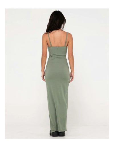 VICKY FIXED BACK SLIP MAXI DRESS