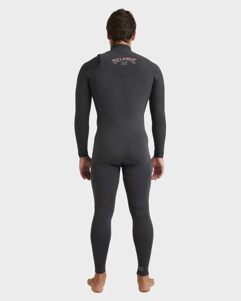 MENS BILLABONG 3/2 REVOLUTION NATURAL CZ STEAMER - GRAPHITE