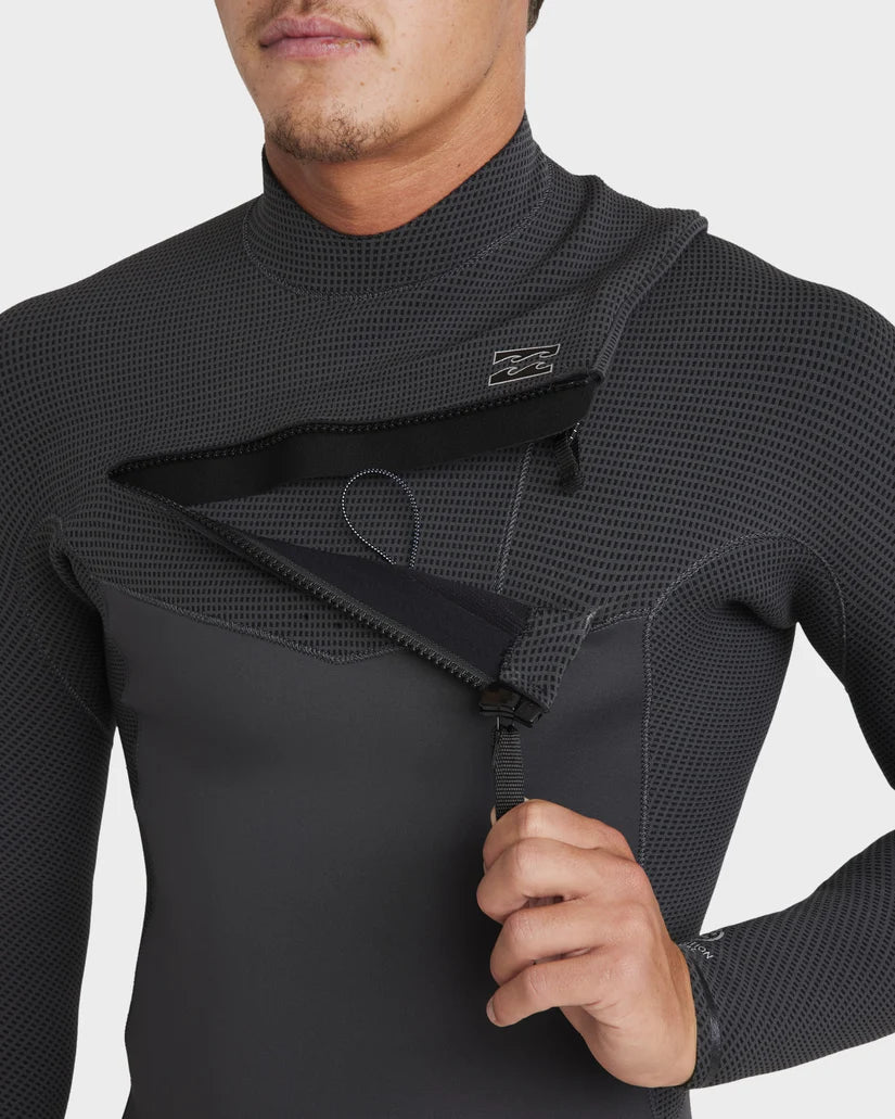MENS BILLABONG 3/2 REVOLUTION NATURAL CZ STEAMER - GRAPHITE
