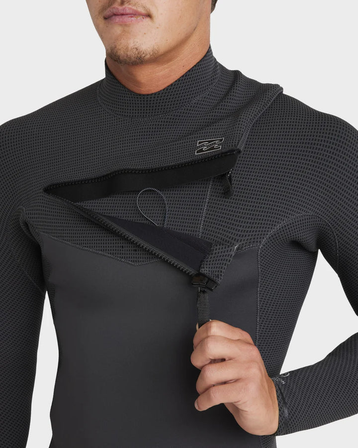 MENS BILLABONG 3/2 REVOLUTION NATURAL CZ STEAMER - GRAPHITE