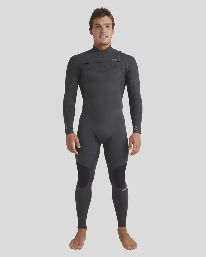 MENS BILLABONG 3/2 REVOLUTION NATURAL CZ STEAMER - GRAPHITE